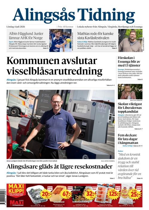 Alingsås Tidning 4.7.2026