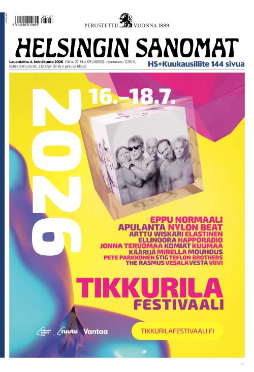 Helsingin Sanomat 4.7.2026