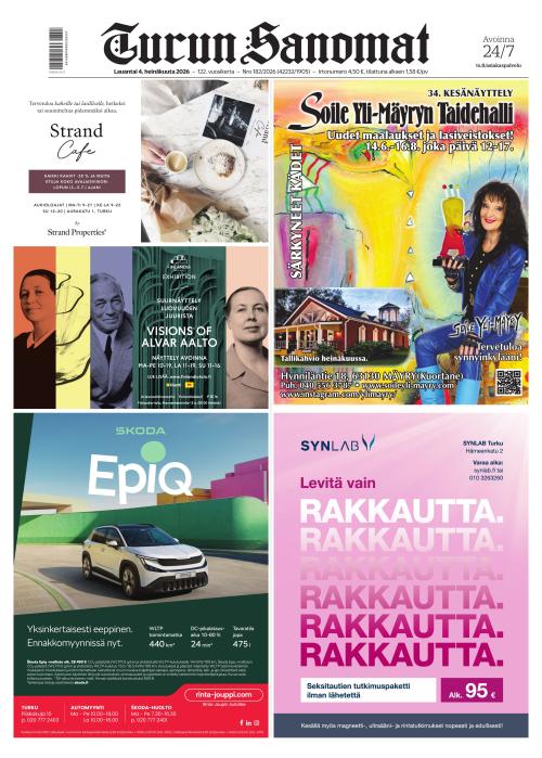 Turun Sanomat 4.7.2026