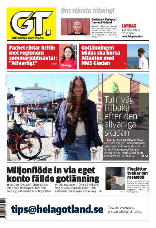 Gotlands Tidningar 4.7.2026