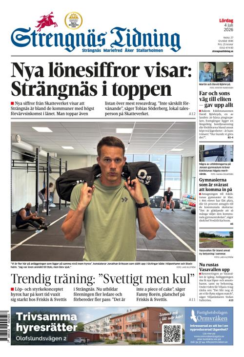 Strengnäs Tidning 4.7.2026