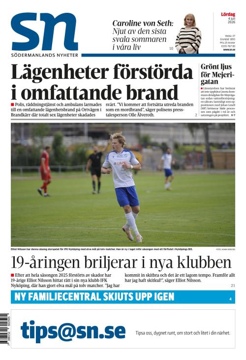 Södermanlands Nyheter 4.7.2026