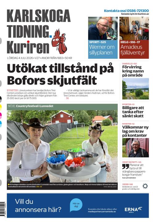 Karlskoga Tidning-Kuriren 4.7.2026