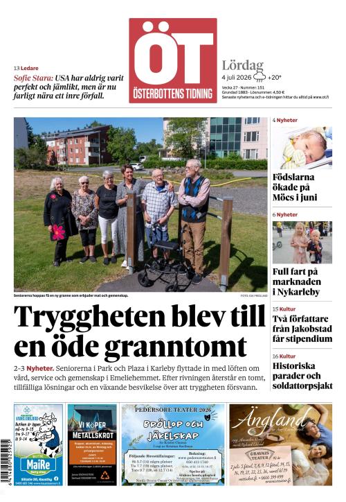 Österbottens Tidning 4.7.2026
