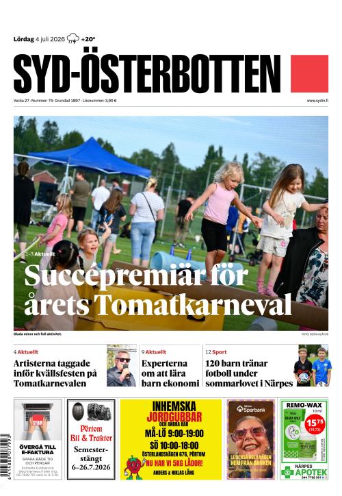 Syd-Österbotten 4.7.2026