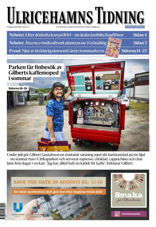Ulricehamns Tidning 4.7.2026