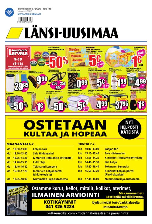 Länsi-Uusimaa 5.7.2026