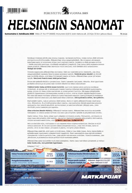 Helsingin Sanomat 5.7.2026