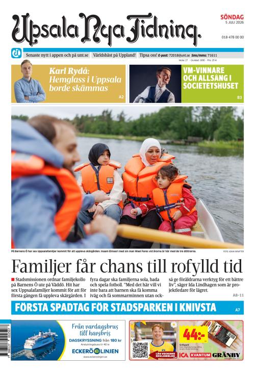 Upsala Nya Tidning 5.7.2026