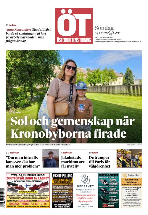 Österbottens Tidning 5.7.2026