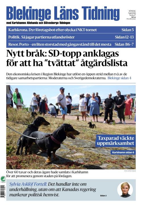 Blekinge Läns Tidning 5.7.2026