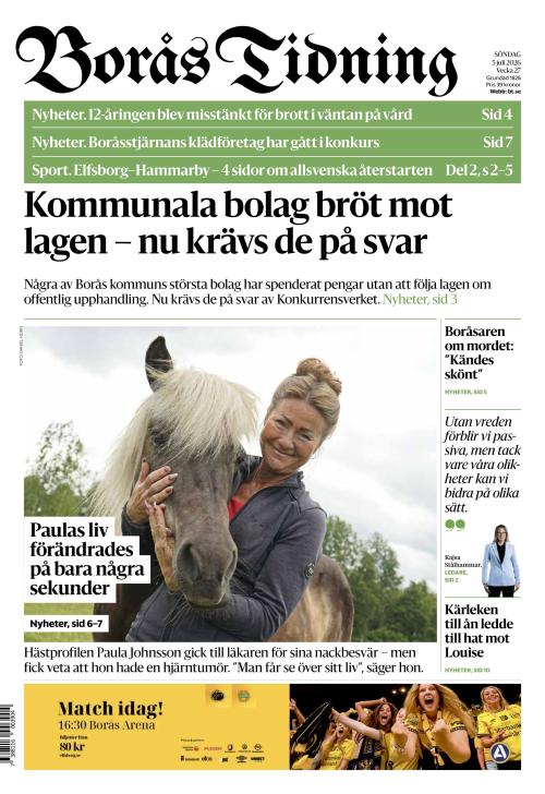 Borås Tidning 5.7.2026
