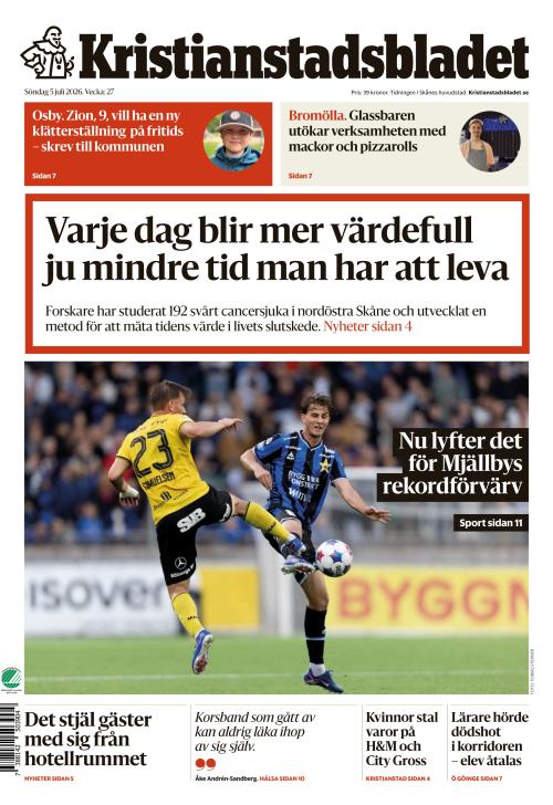 Kristianstadsbladet 5.7.2026