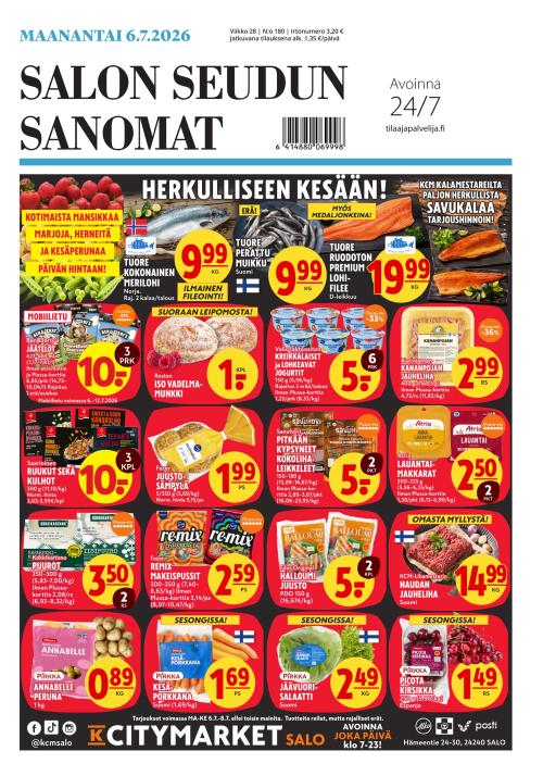Salon Seudun Sanomat 6.7.2026