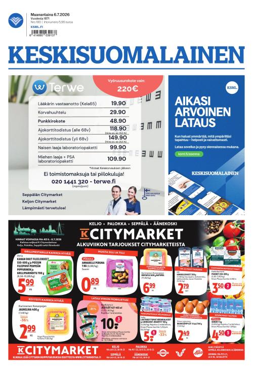 Keskisuomalainen 6.7.2026