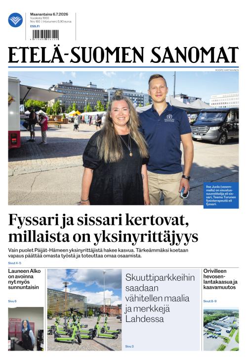 Etelä-Suomen Sanomat 6.7.2026