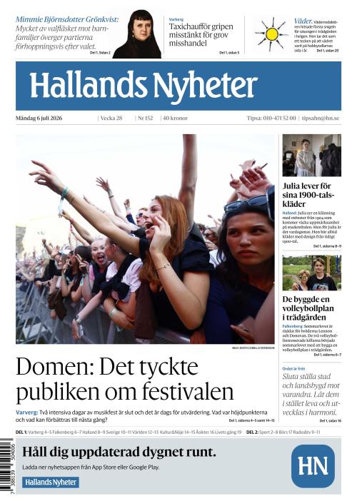 Hallands Nyheter 6.7.2026