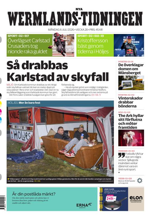 Nya Wermlands-Tidningen 6.7.2026
