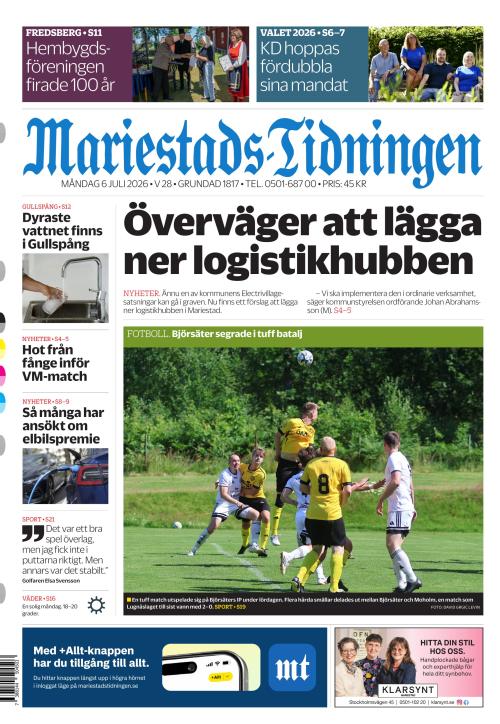 Mariestads-Tidningen 6.7.2026