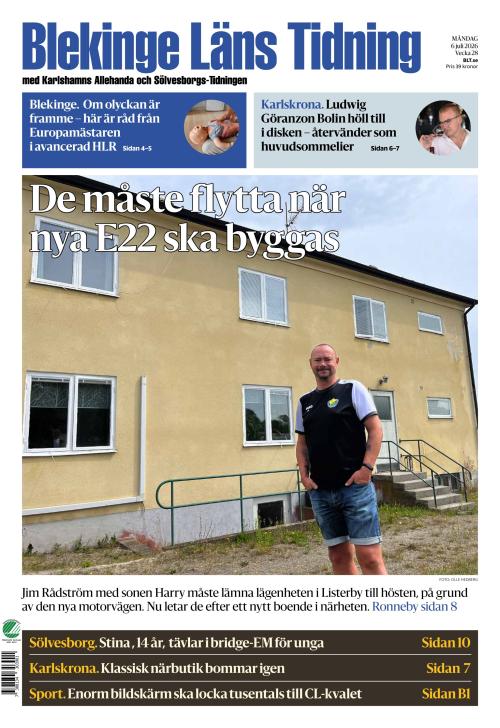 Blekinge Läns Tidning 6.7.2026