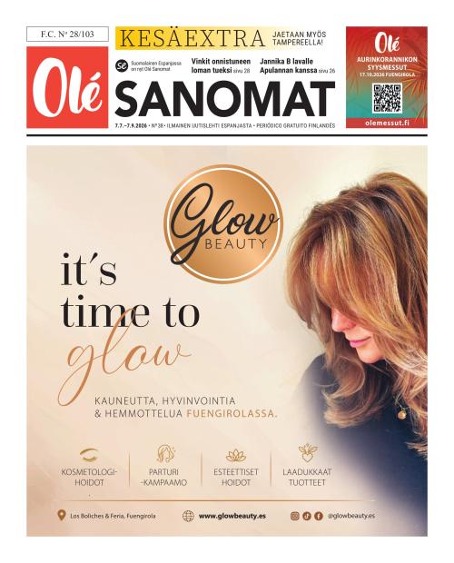Olé Sanomat (Suomalainen Espanjassa-lehti) 38/2026