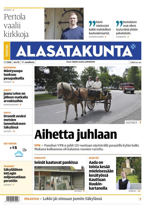 Alasatakunta 7.7.2026