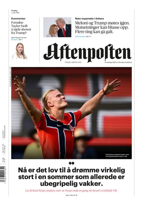 Aftenposten 7.7.2026