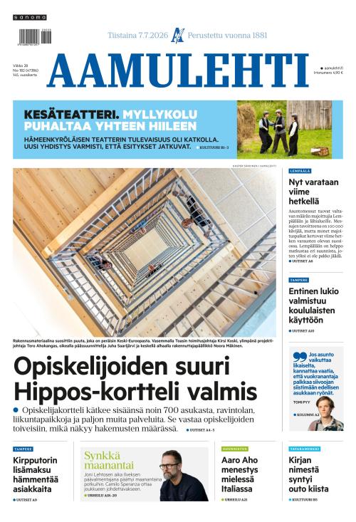 Aamulehti 7.7.2026