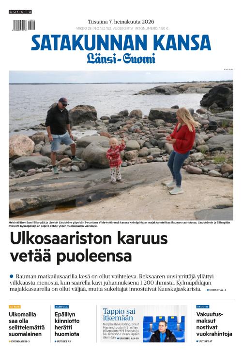 Satakunnan Kansa Länsi-Suomi 7.7.2026