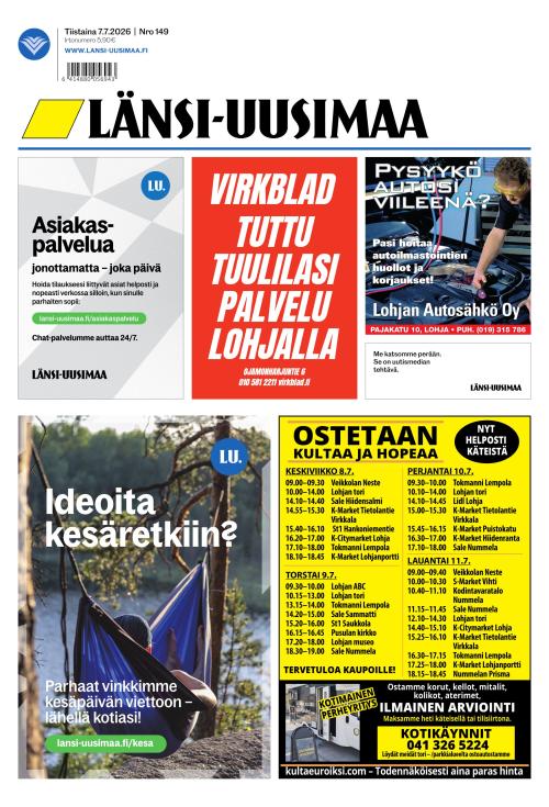 Länsi-Uusimaa 7.7.2026