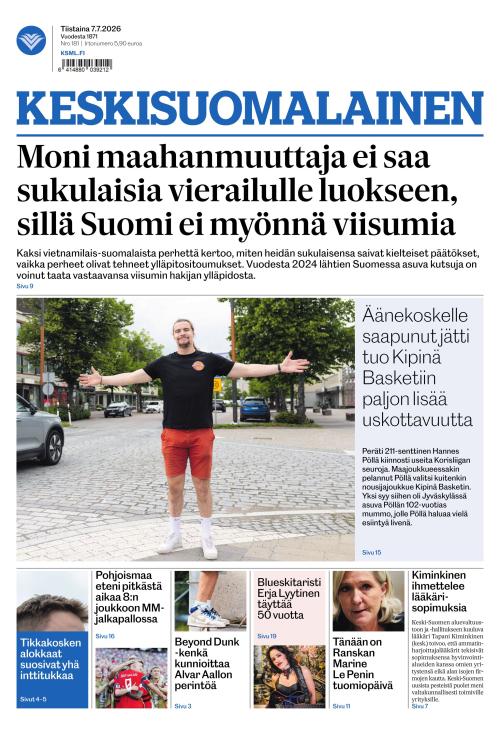 Keskisuomalainen 7.7.2026