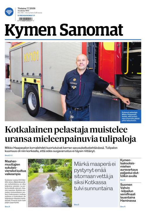 Kymen Sanomat 7.7.2026