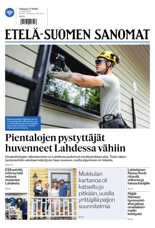 Etelä-Suomen Sanomat 7.7.2026