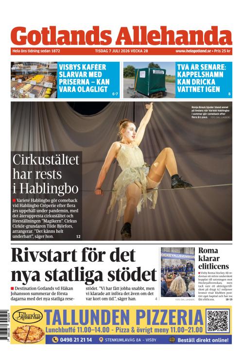Gotlands Allehanda 7.7.2026