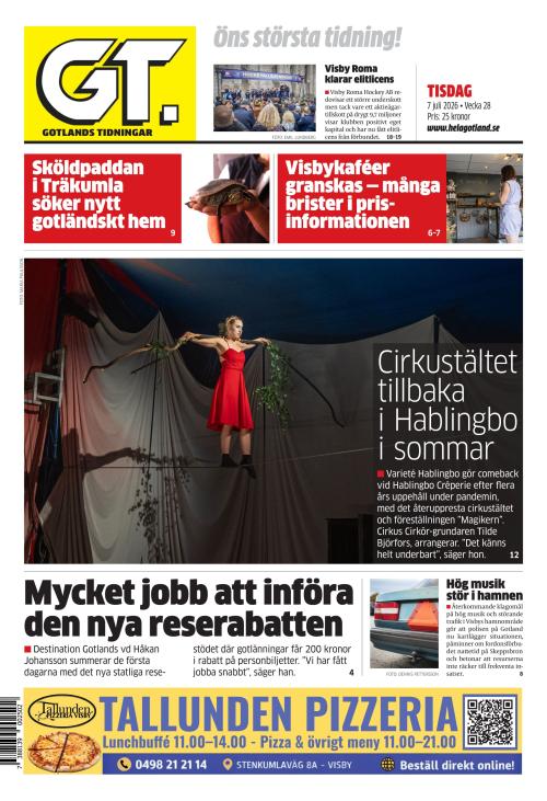 Gotlands Tidningar 7.7.2026