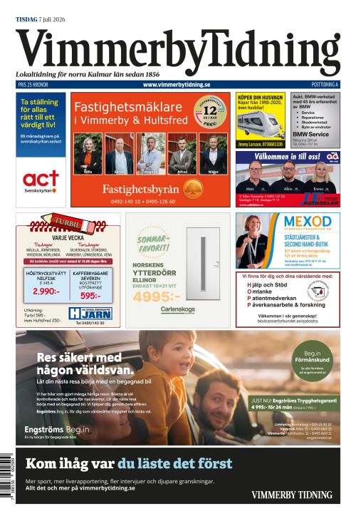 Vimmerby Tidning / Kinda-Posten 7.7.2026