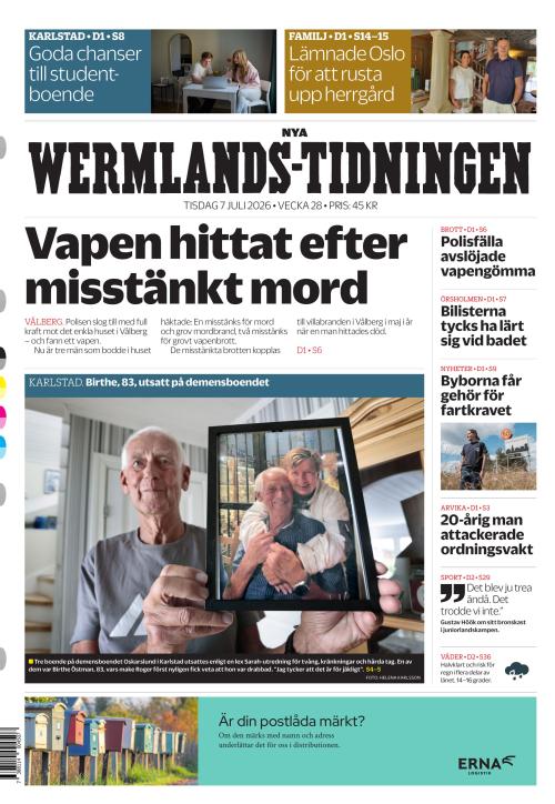 Nya Wermlands-Tidningen 7.7.2026