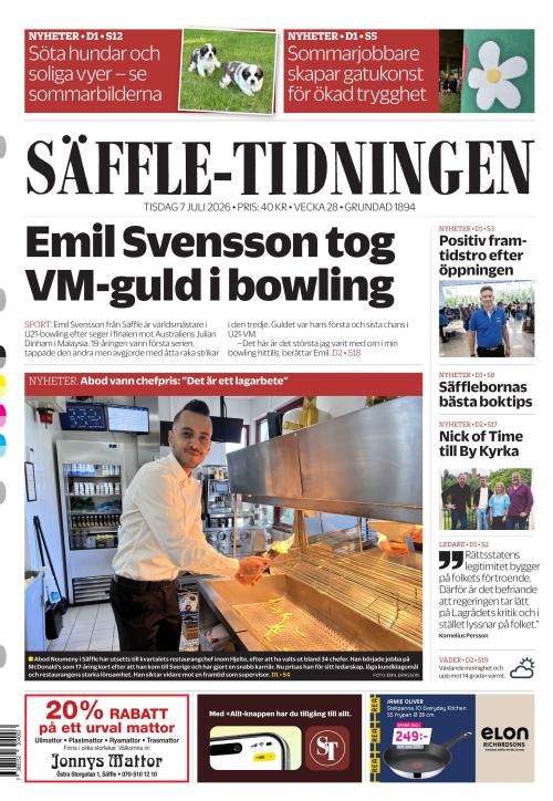 Säffle-Tidningen 7.7.2026