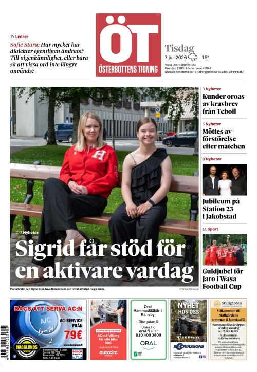 Österbottens Tidning 7.7.2026