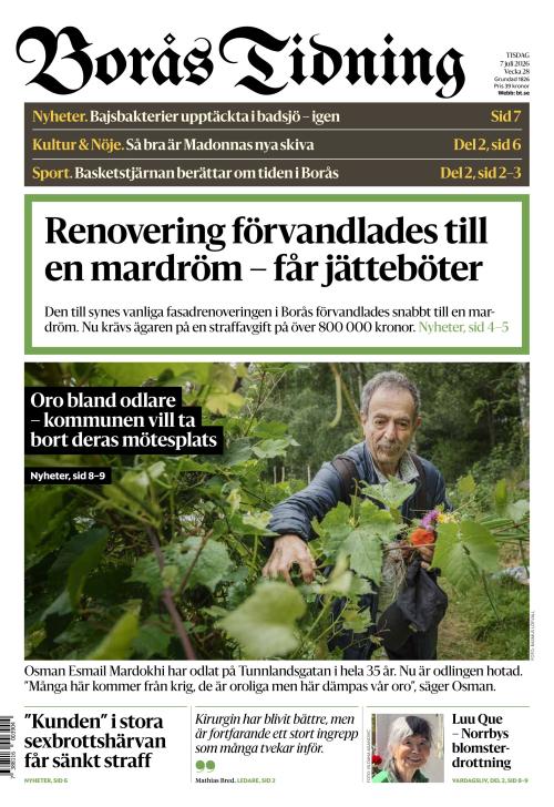 Borås Tidning 7.7.2026