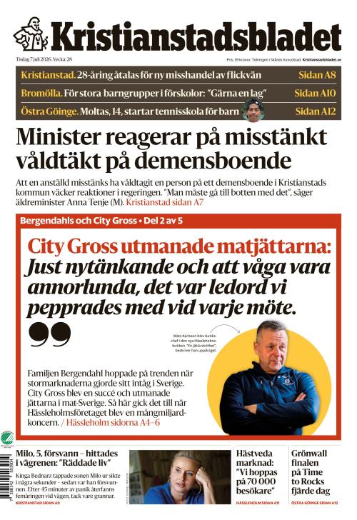 Kristianstadsbladet 7.7.2026