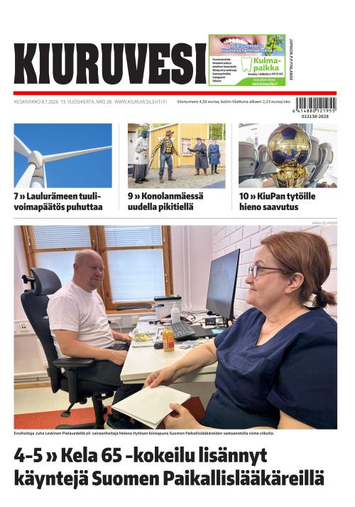 Kiuruvesi-lehti 8.7.2026