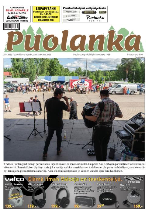 Puolanka-lehti 8.7.2026