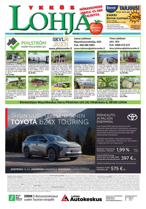 Kaupunkilehti Ykkös-Lohja 28/2026