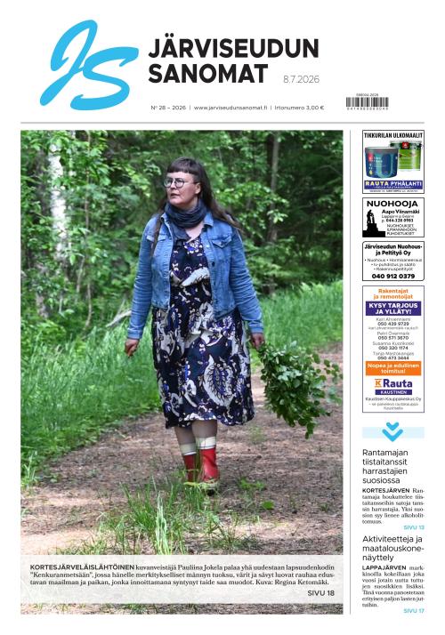 Järviseudun Sanomat 8.7.2026