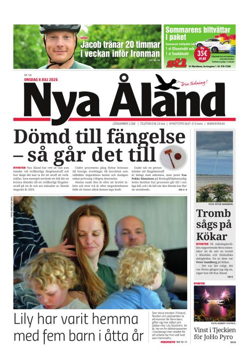 Nya Åland 8.7.2026