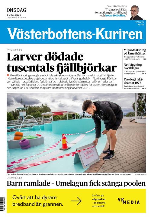 Västerbottens-Kuriren (SE) 8.7.2026