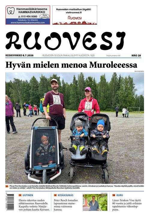 Ruovesi-lehti 8.7.2026