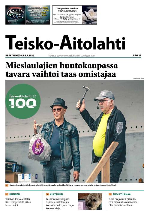 Teisko-Aitolahti 8.7.2026
