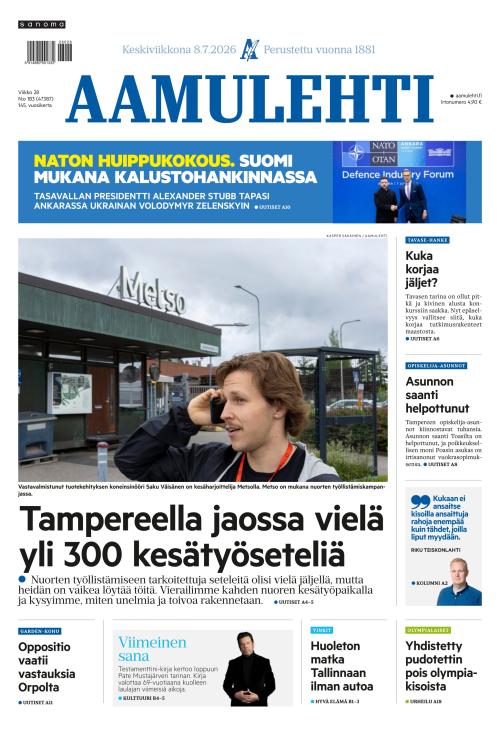 Aamulehti 8.7.2026
